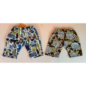 2 Brand New Handmade Baby Pants Sized 3-6m & 6-9m